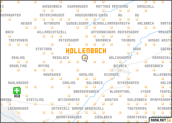 map of Hollenbach