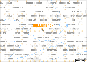 map of Höllenbach