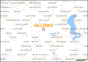 map of Hollenbek