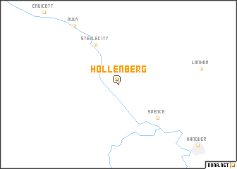 map of Hollenberg