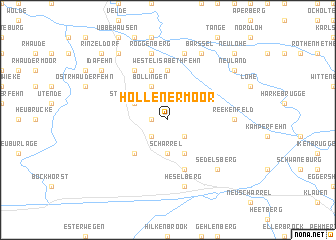 map of Hollenermoor