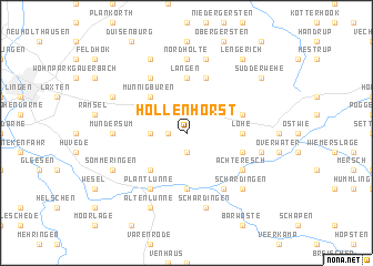 map of Hollenhorst