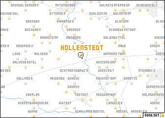 map of Hollenstedt