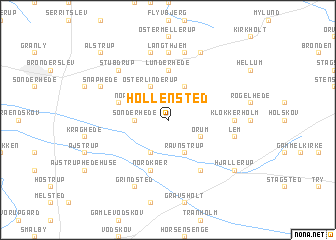 map of Hollensted