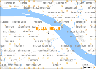 map of Hollenwisch