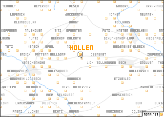 map of Höllen