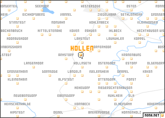 map of Hollen