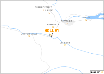 map of Holley