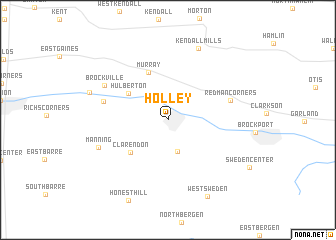 map of Holley