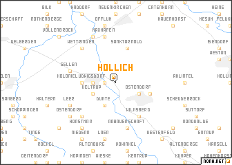 map of Hollich