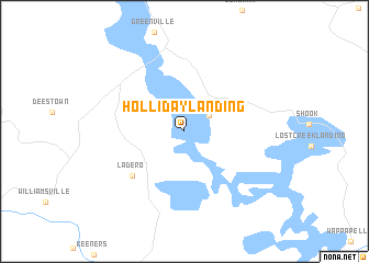 map of Holliday Landing