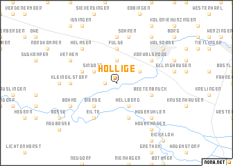 map of Hollige