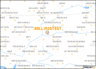 map of Hollingstedt