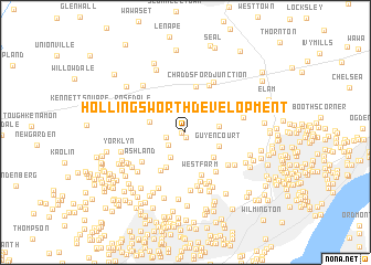 map of Hollingsworth Development