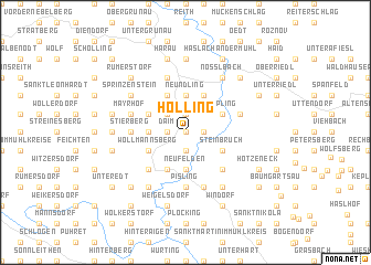 map of Hölling