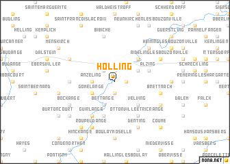 map of Holling