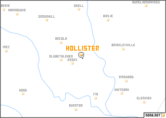 map of Hollister