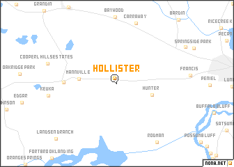 map of Hollister