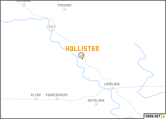 map of Hollister