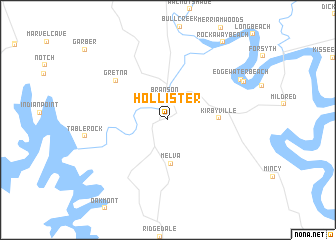 map of Hollister