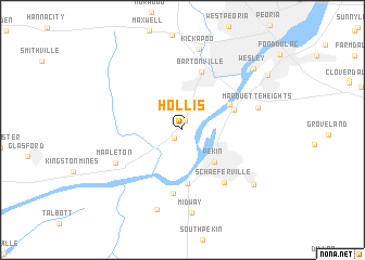 map of Hollis