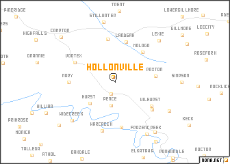 map of Hollonville