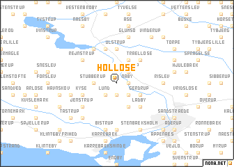 map of Holløse