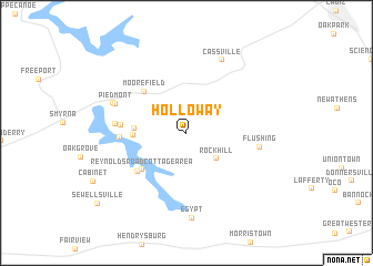 map of Holloway