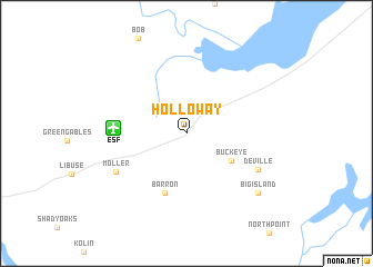 map of Holloway