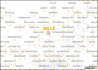 map of Hollo