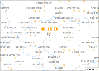 map of Höllrich
