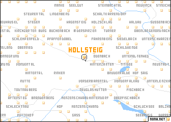 map of Höllsteig