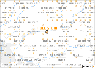 map of Höllstein