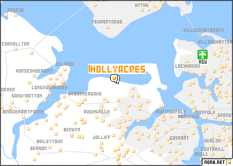 map of Holly Acres