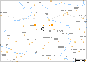 map of Hollyford