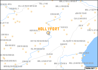 map of Hollyfort