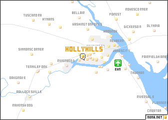 map of Holly Hills