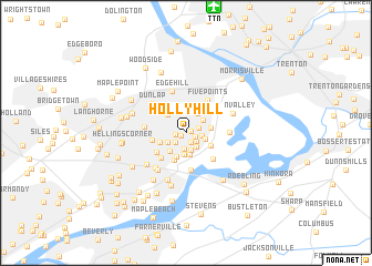 map of Holly Hill