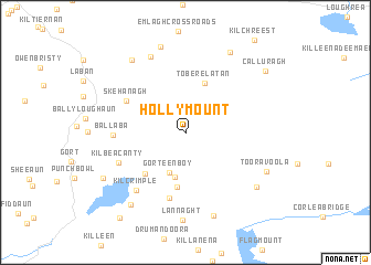 map of Hollymount