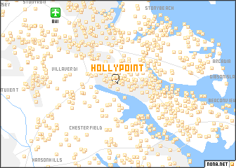 map of Holly Point