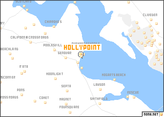 map of Holly Point