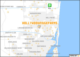 map of Hollywood Ridge Farms