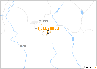 map of Hollywood