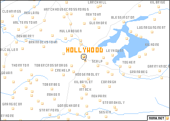 map of Hollywood