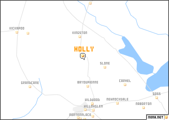 map of Holly