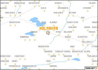 map of Holmåkra