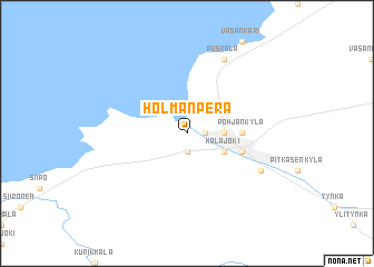 map of Holmanperä