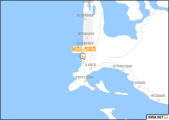 map of Holman