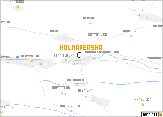 map of (( Hol\