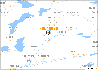 map of Holmared